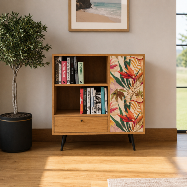 Nordic Sage Storage Cabinet